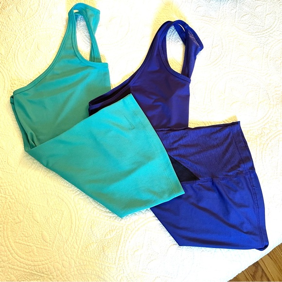 Two Nike Dri Fit Tank Top Workout Shirt Sleeveless Women's XL - Picture 3 of 15